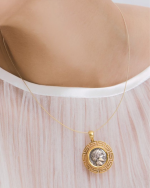 Demeter - Sterling Silver Medallion Pendant - Image 4