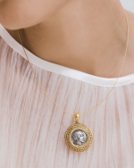 Demeter - Sterling Silver Medallion Pendant