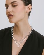 Elia - Olive Branch Sterling Silver Necklace