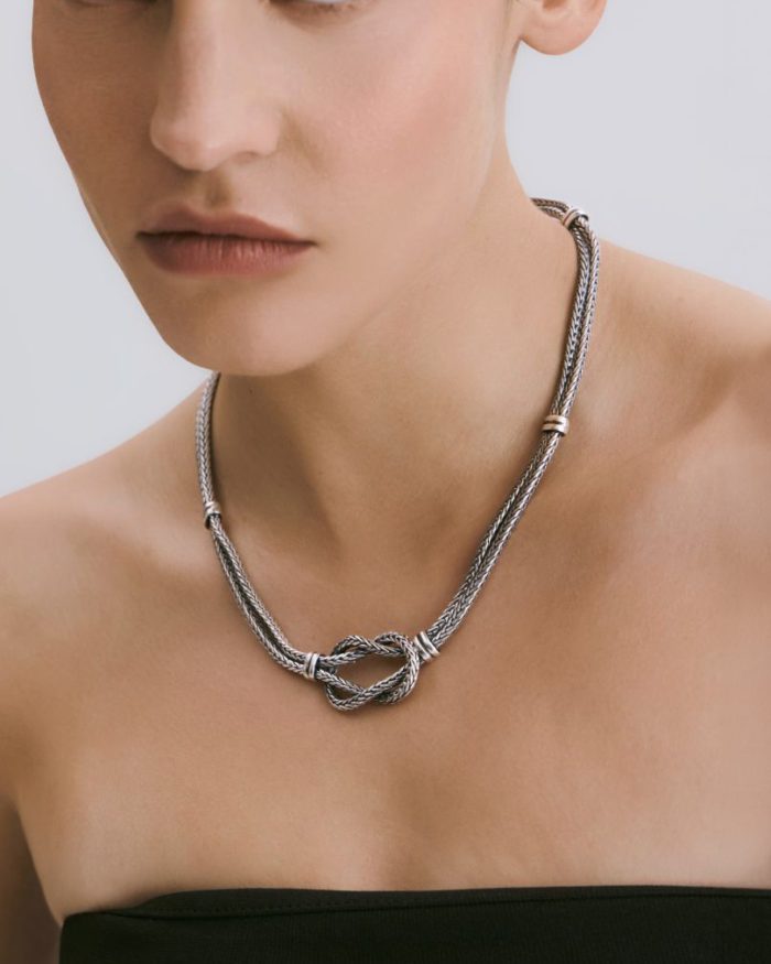 Kombos - Sterling Silver Knot Necklace - Image 3