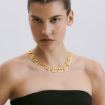 Meander - Greek Key Gold-Plated Necklace