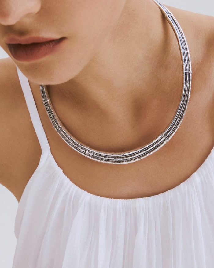 Sfirilato - Hammered Sterling Silver Necklace - Image 3