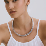 Sfirilato - Hammered Sterling Silver Necklace