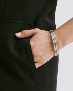 Sfirilaton Hammered Silver Bracelet - Image 3