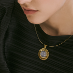 Vergina sun - Sterling Silver Macedonian Pendant