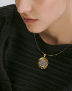 Vergina sun - Sterling Silver Macedonian Pendant