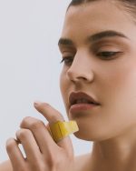 Aurora - Yellow Geometric Ring - Image 3