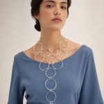 Kiklos - Silver-Plated Circular Statement Necklace